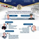 Académico de la ANEPE participó en Seminario de la Escuela Superior de Guerra de Colombia