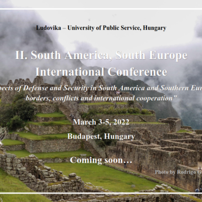 Académicos de la ANEPE participaron en la “II Conferencia América del Sur y Europa del Sur” en Hungría