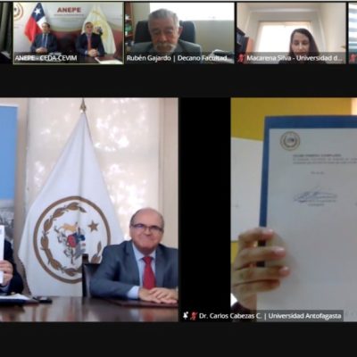 ANEPE y la Universidad de Antofagasta firmaron Convenio de Colaboración Académica
