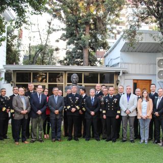 Delegación del Centro de Estudios Superiores Navales de México visitó la ANEPE