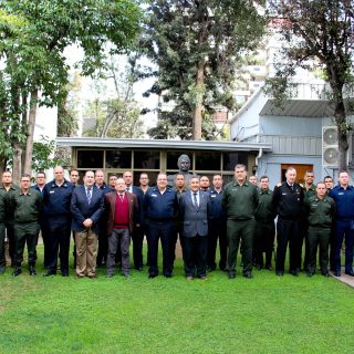 Delegación de la Escuela Superior de Guerra de Brasil visitó la ANEPE