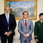 Embajador de Vietnam realiza visita protocolar al Director de la ANEPE