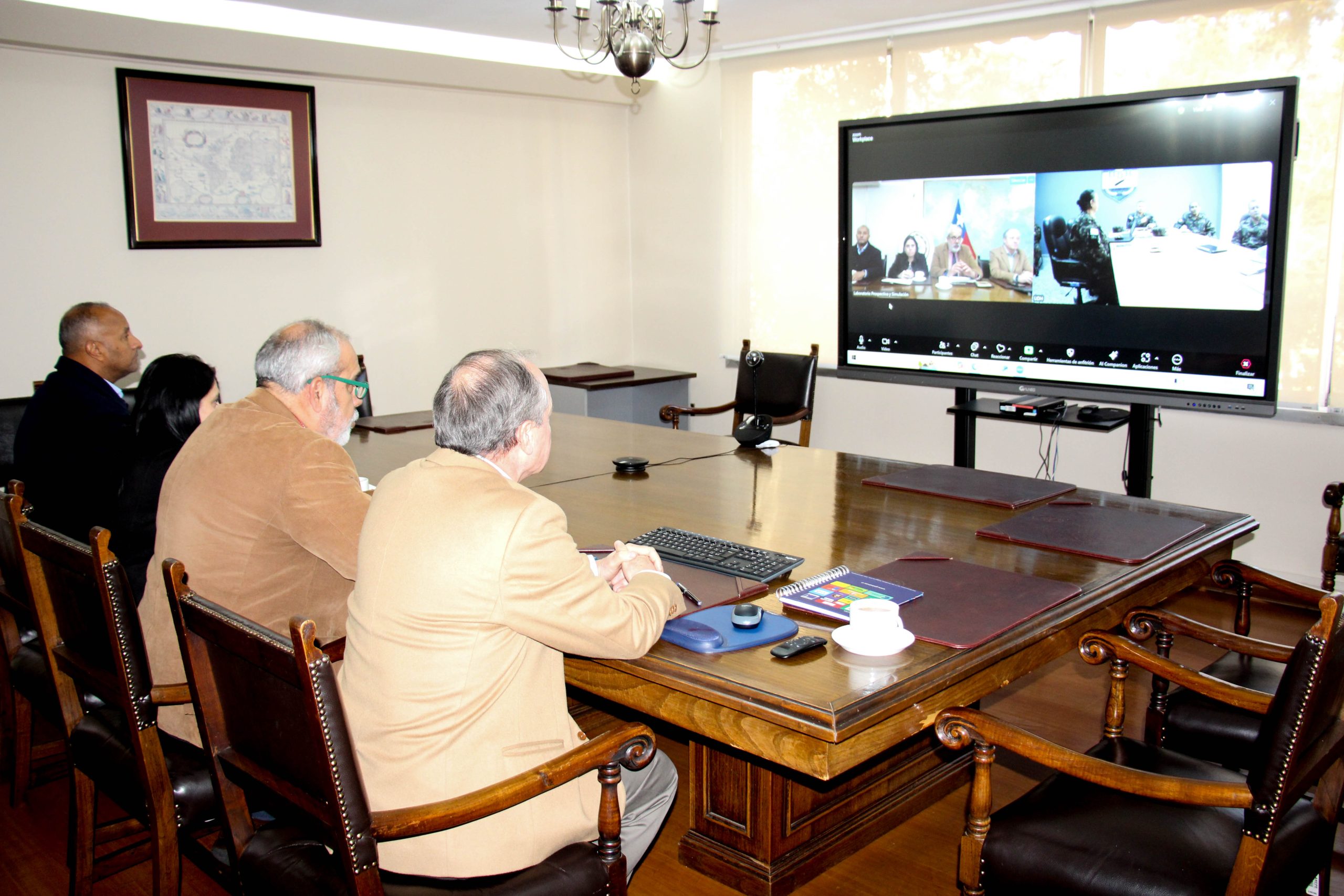 Universidad de la Defensa de Honduras y ANEPE fortalecen cooperación académica