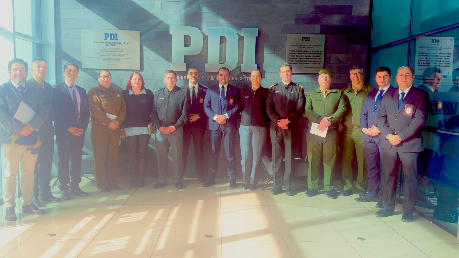 Visita Profesional del DCPED a SENAPRED y LACRIM de la PDI