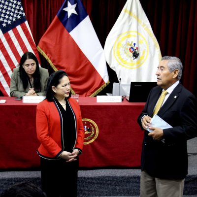 Conversatorio en la ANEPE sobre estrategias de seguridad y defensa de Estados Unidos